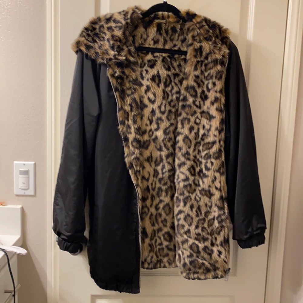 American Eagle reversible coat
